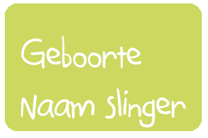 geboorte naamslinger